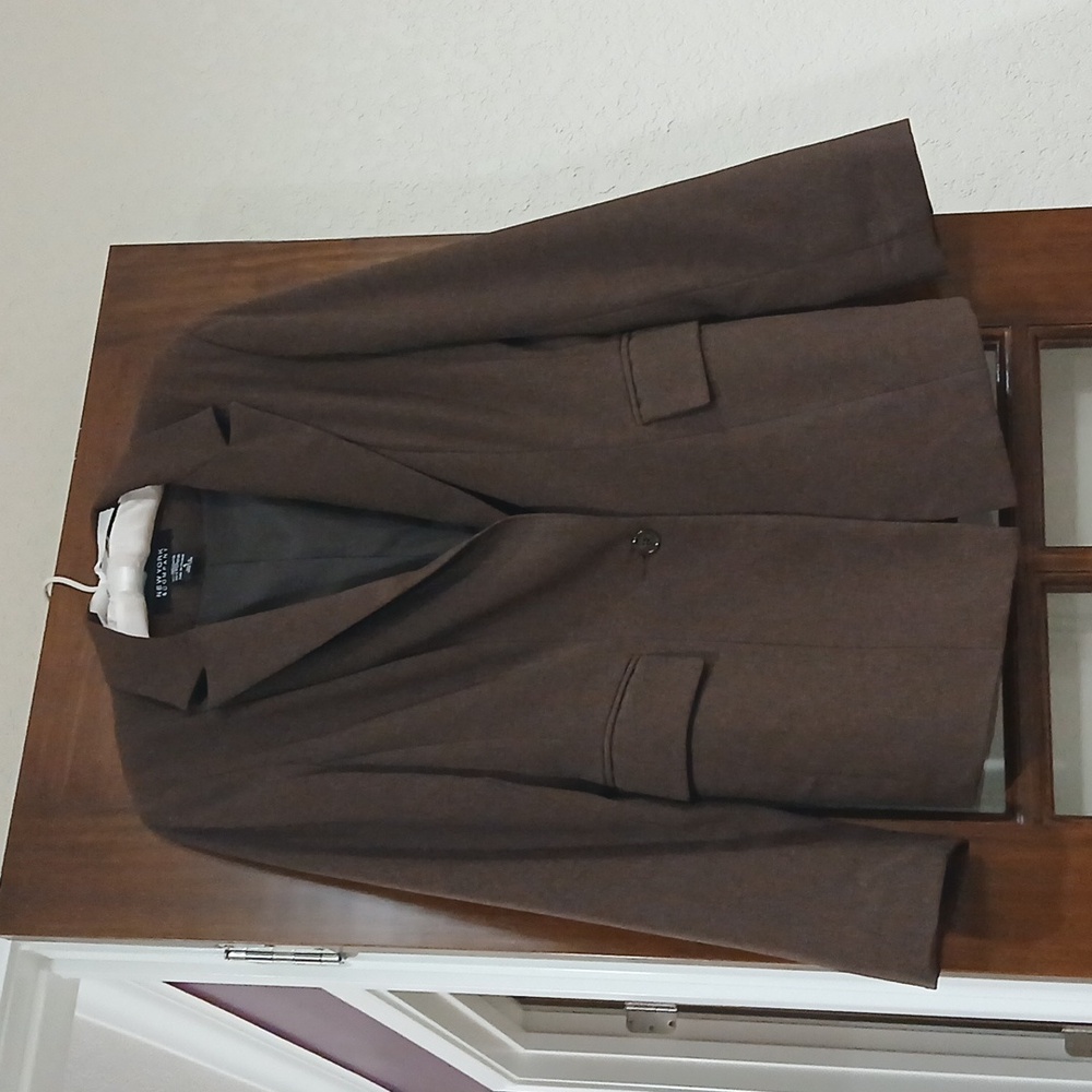New York & Co. Chocolate Brown Women's Blazer - Size 4